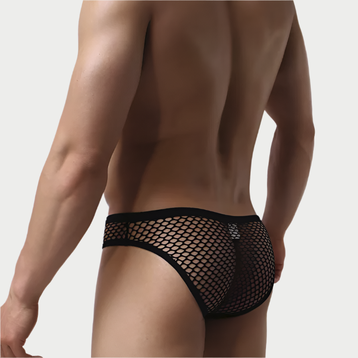 Mesh Fishnet Briefs
