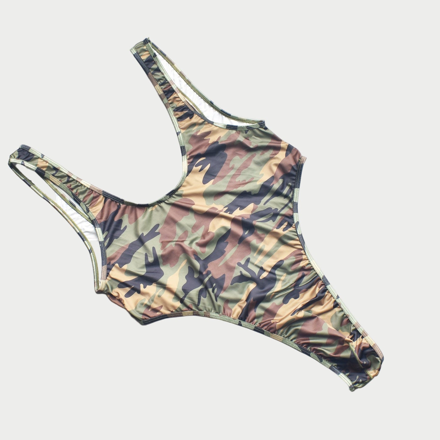 Camo Thong Bodysuit
