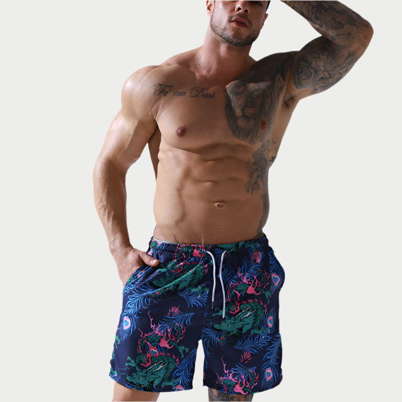 Peacock Swim Shorts