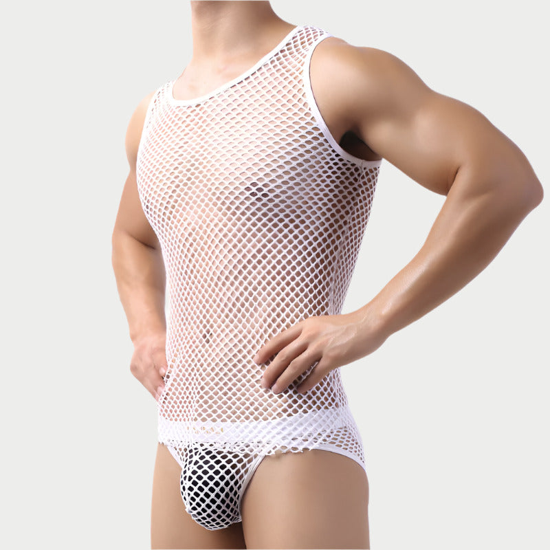 Mesh Fish Net Tank Top