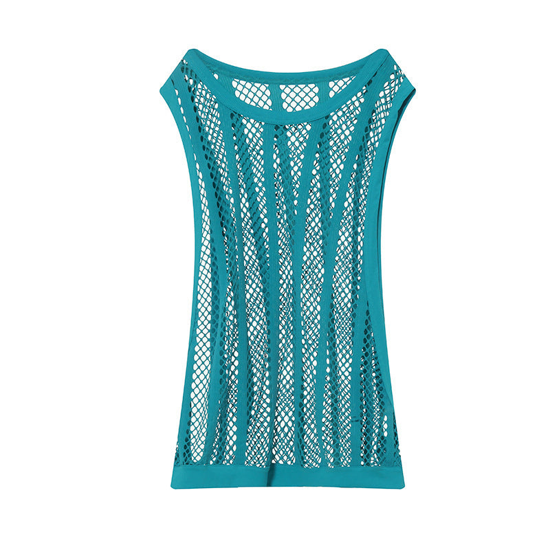 Mesh Striped Tank Top