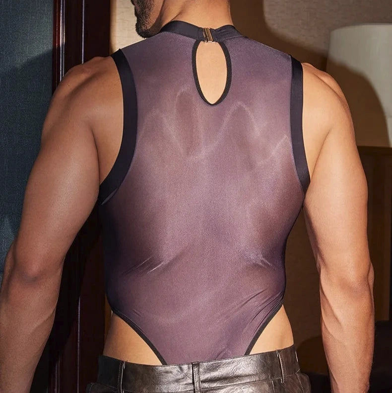 Sheer Mesh Bodysuit Tank
