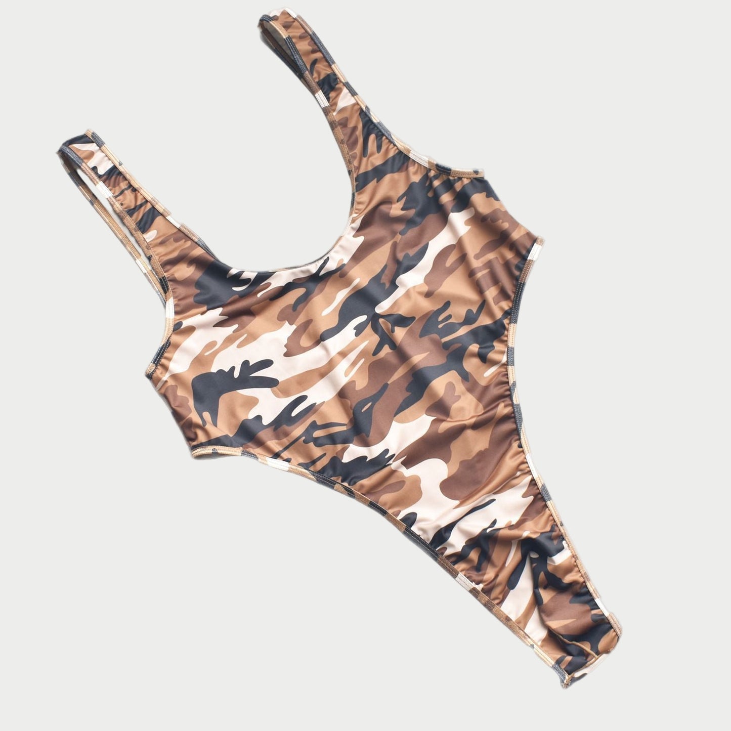 Camo Thong Bodysuit