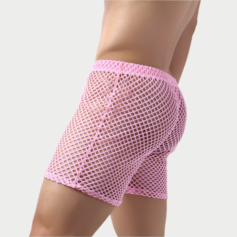 Mesh Fishnet Midway Shorts