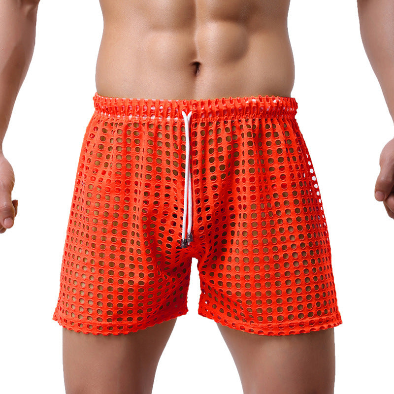 Loose Fishnet Mesh Shorts