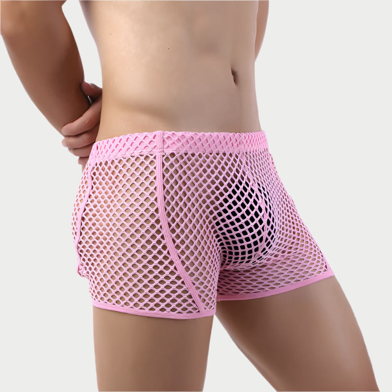 Mesh Fishnet High Shorts