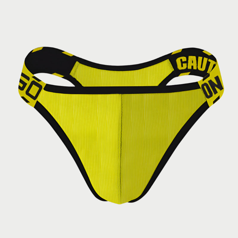 Low-Waist Caution Thong