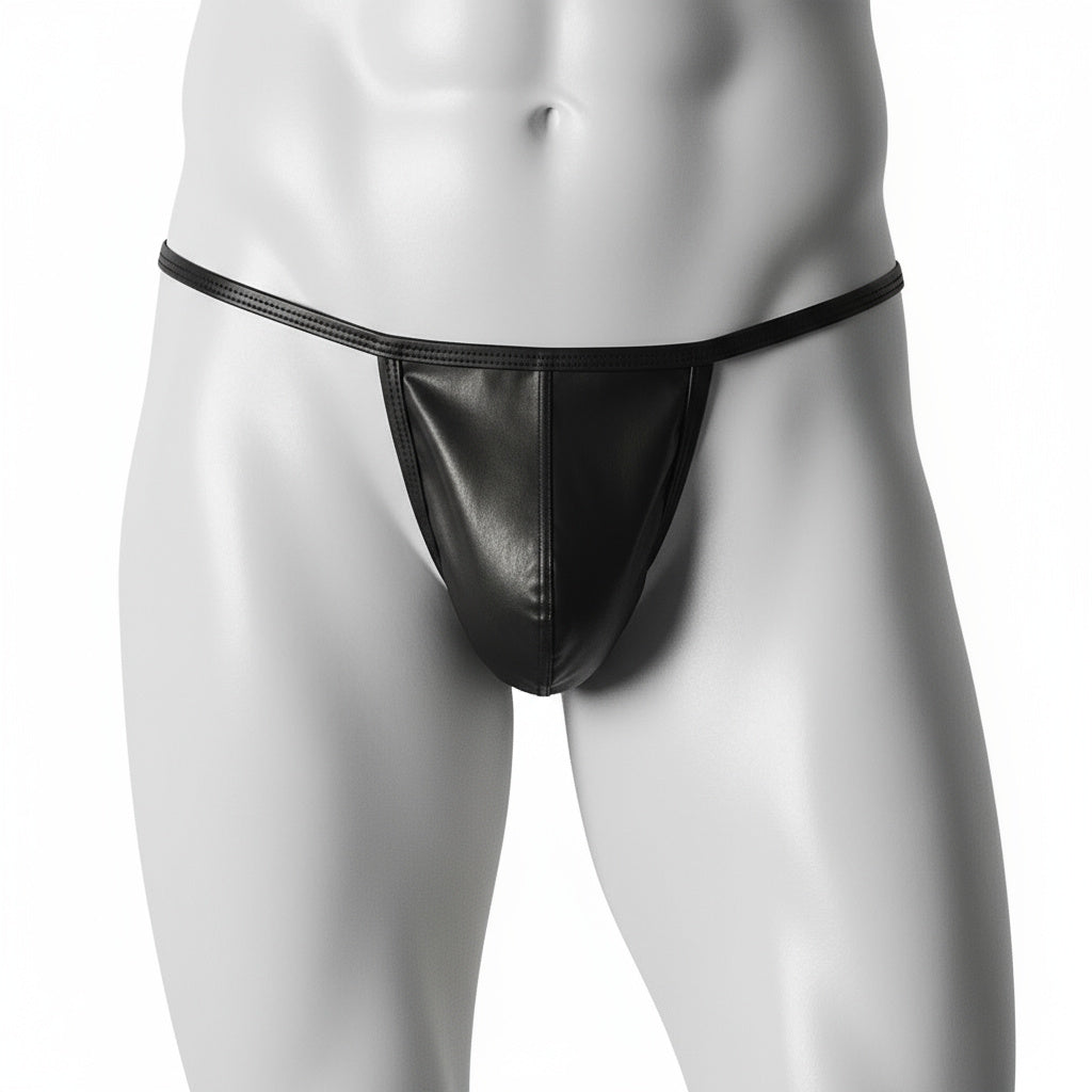 Leather Thong G-String