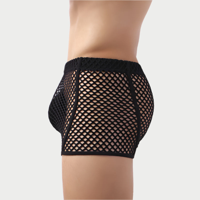 Mesh Fishnet High Shorts