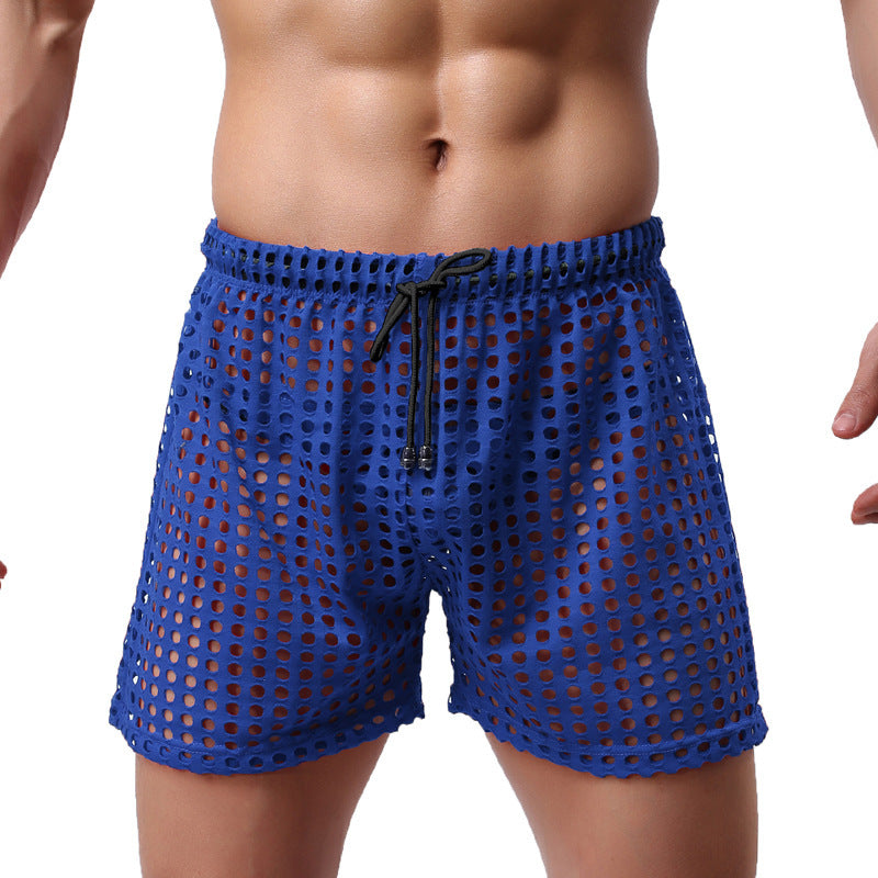 Loose Fishnet Mesh Shorts