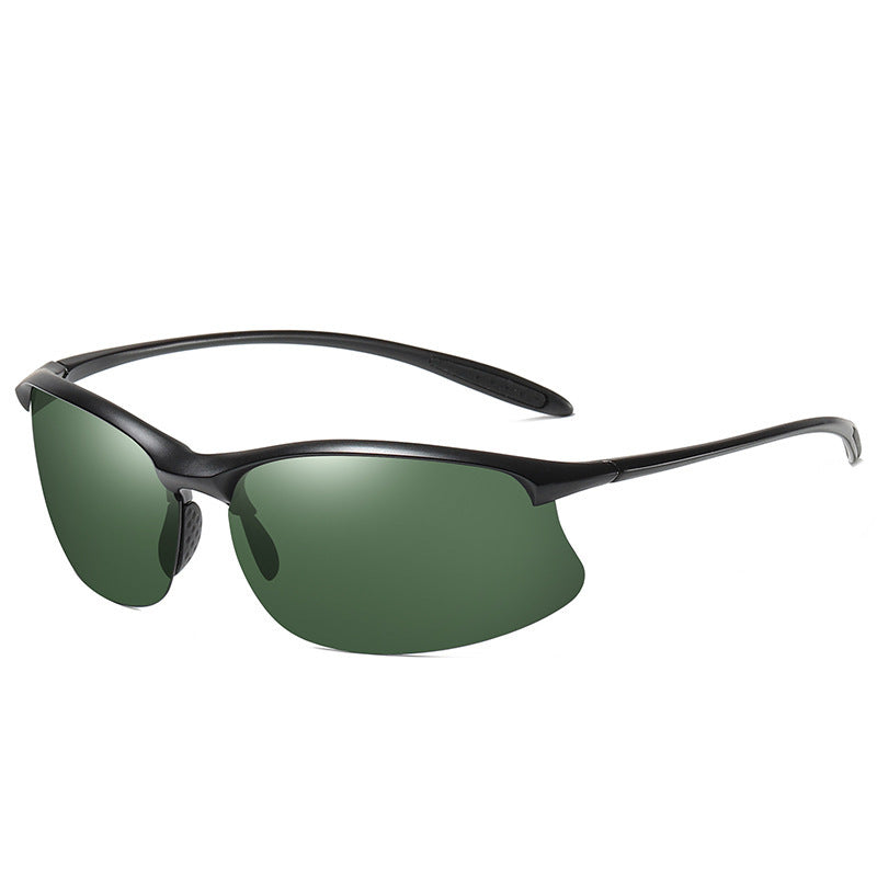 Semi Rimless Sports Polarised Sunglasses