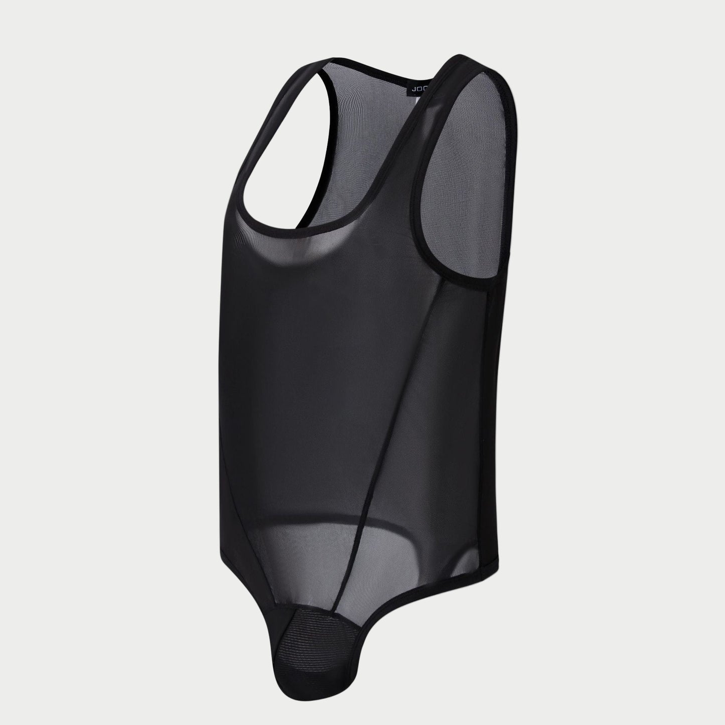 High-Cut Mesh Thong Bodysuit