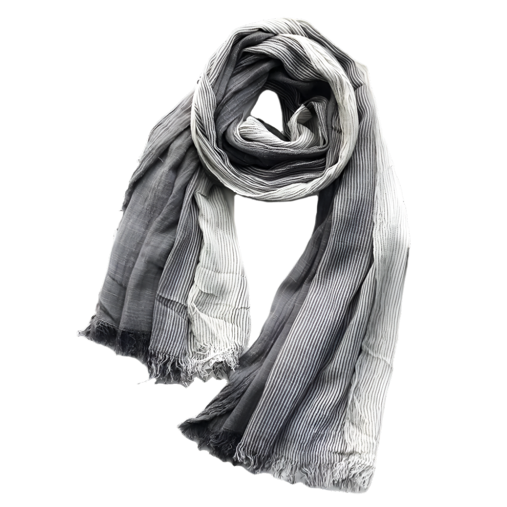 Duo-Tone Weave Cotton Pashmina Scarf