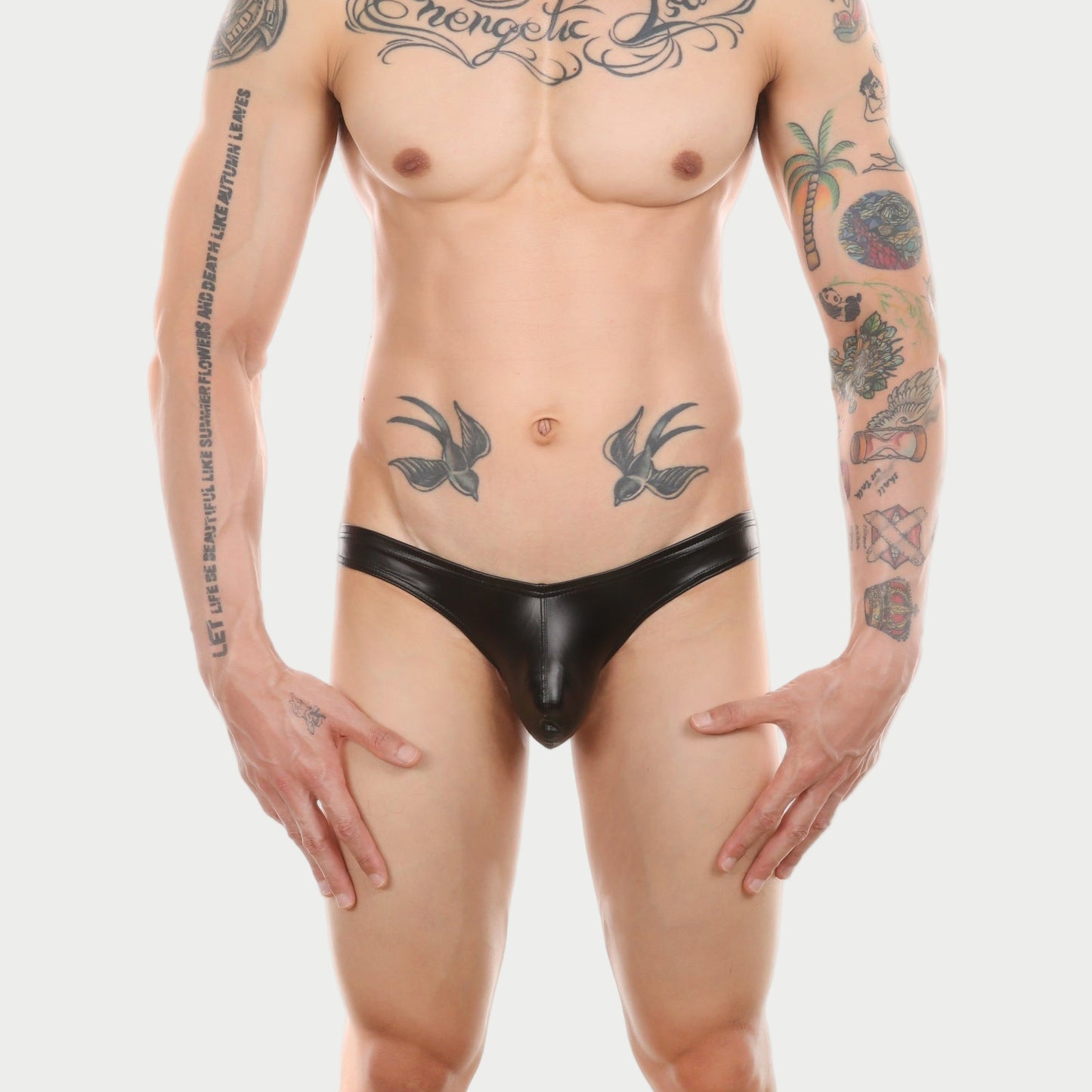 Patent Leather Bikini Brief