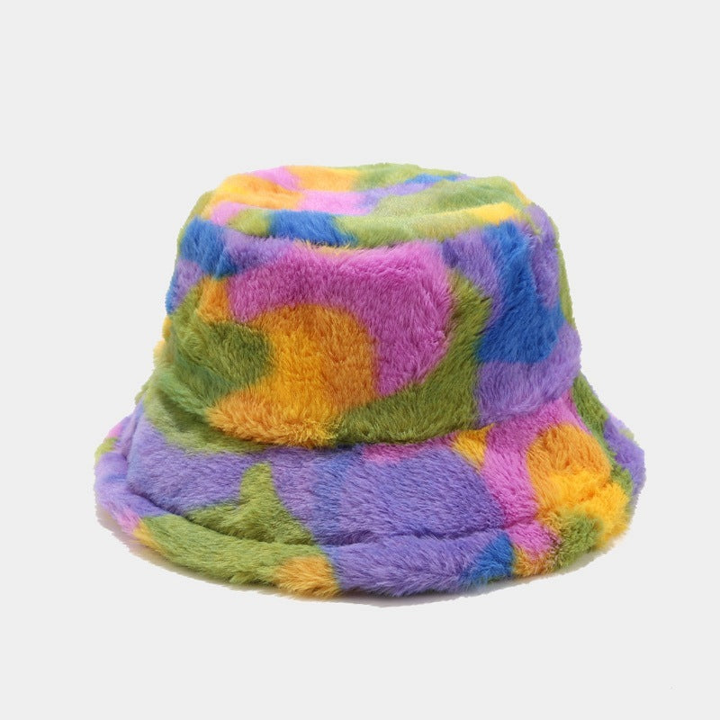 Fluffy Pattern Bucket Hat