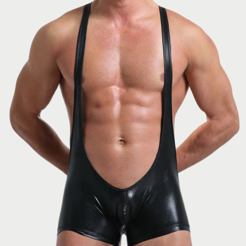 Metallic Glossy Wrestling Singlet