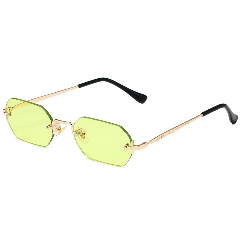 Retro Rimless Sunglasses