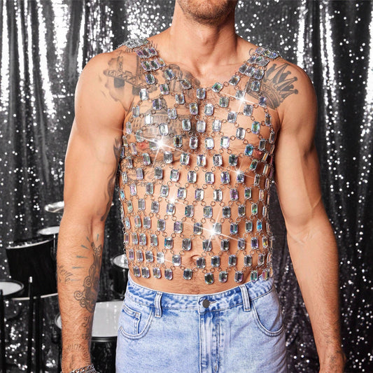 Crystal Chain Tank Top