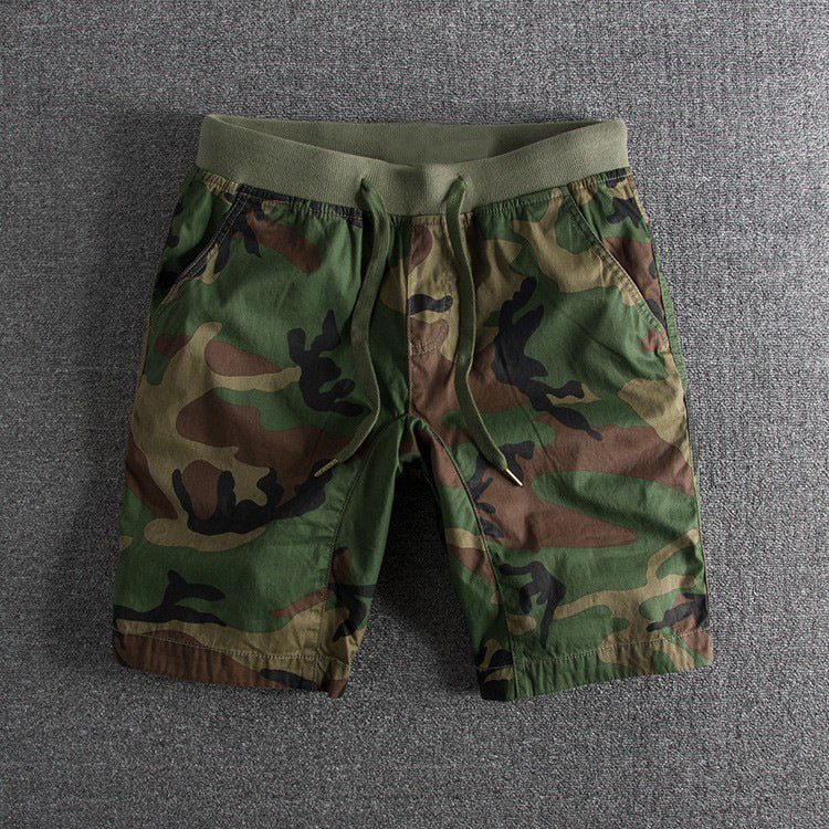 Essentials Cotton Camo Shorts