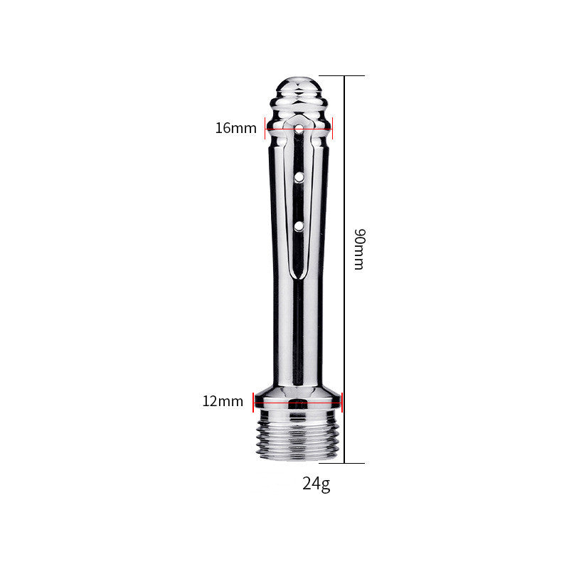Aluminum Enema Douche Shower Nozzle (Large or Small)