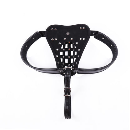 Leather Chastity Jockstrap