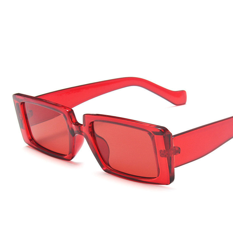 Retro Rectangle Frame Sunglasses