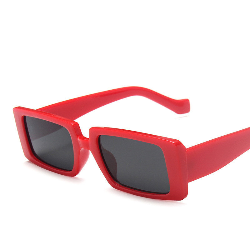 Retro Rectangle Frame Sunglasses