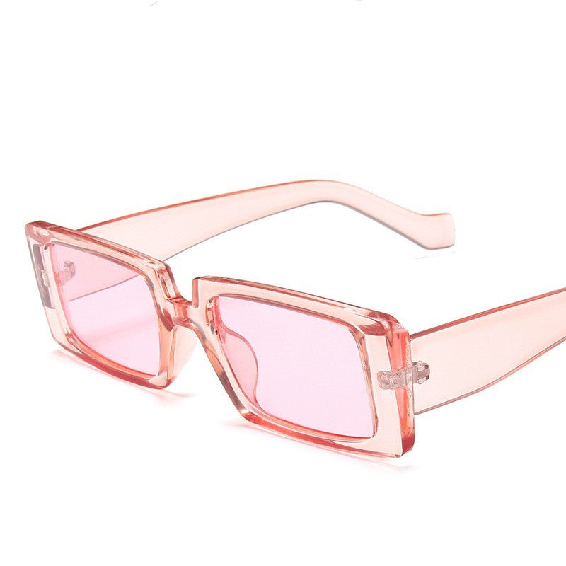 Retro Rectangle Frame Sunglasses