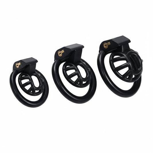 PushTech Chastity Cage With 4 Ring Sizes