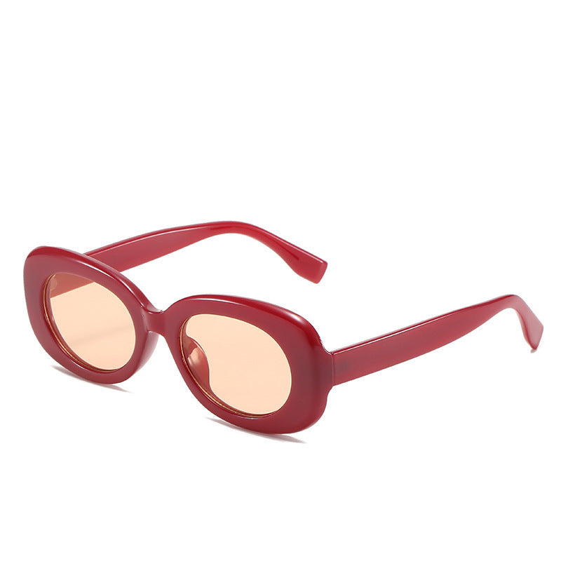 Retro Oval Sunglasses