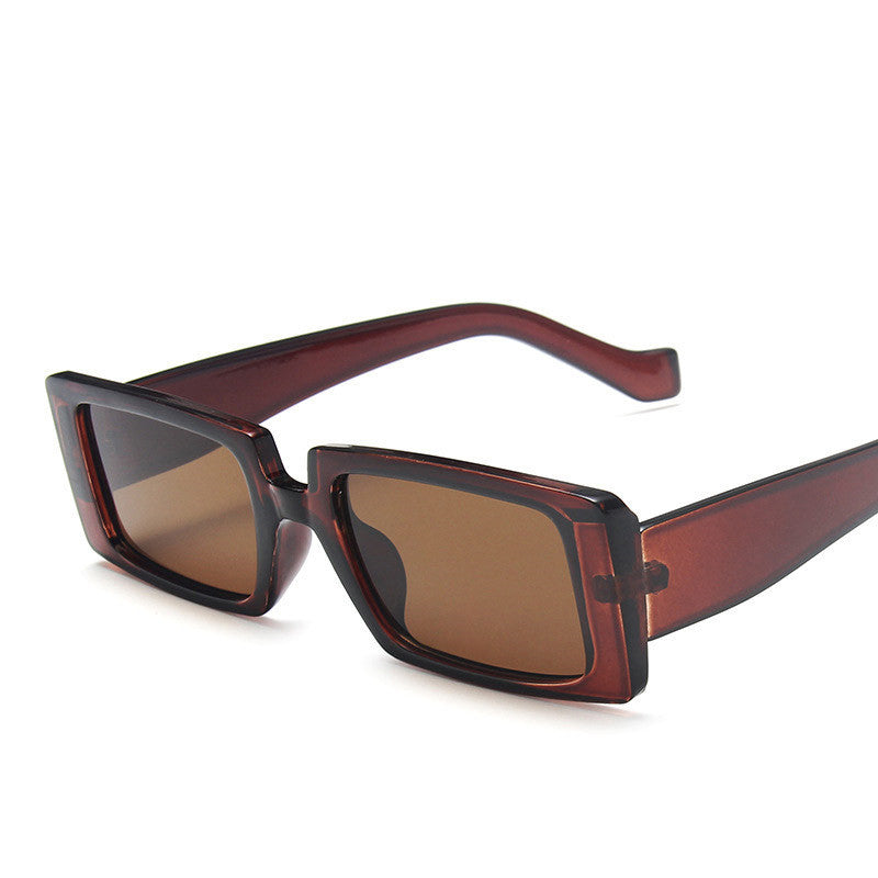 Retro Rectangle Frame Sunglasses