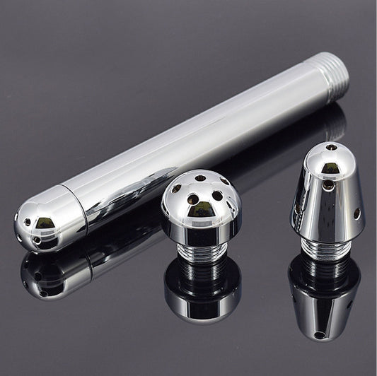 Aluminum Enema Douche Shower Nozzle Set (3 Heads)
