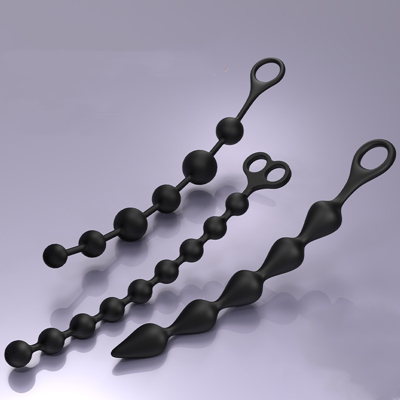 Silicone Anal Bead Rod