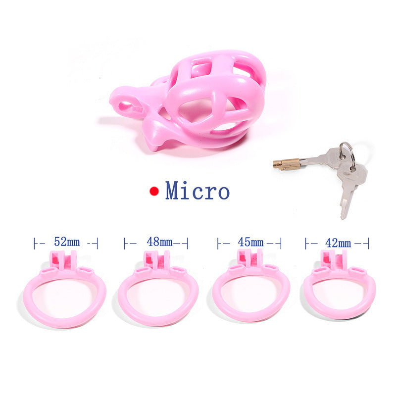Breathable Mesh Chastity Cage With 4 Ring Sizes