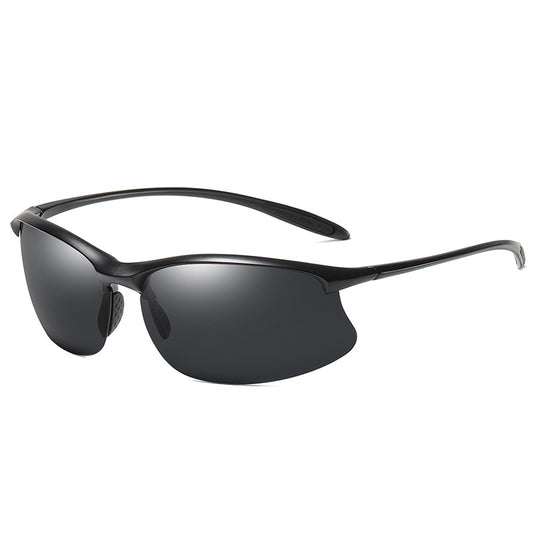 Semi Rimless Sports Polarised Sunglasses