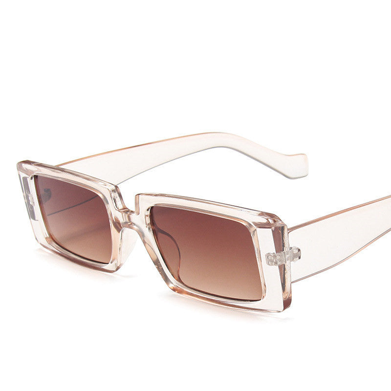 Retro Rectangle Frame Sunglasses