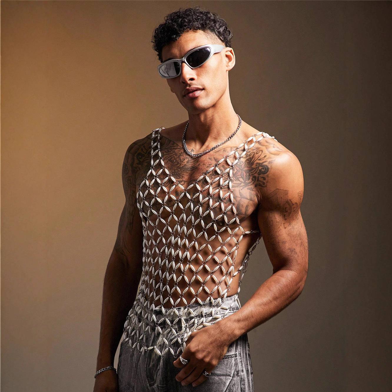 Pearl Scale Chain Tank