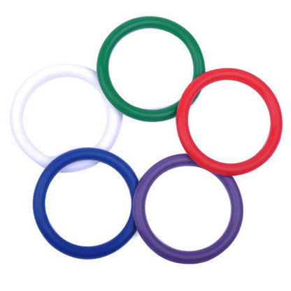 Rubber Cock Rings (5 Pack)