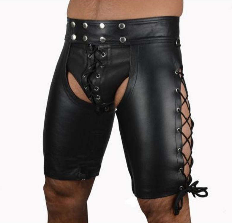 Leather Laced Chaps