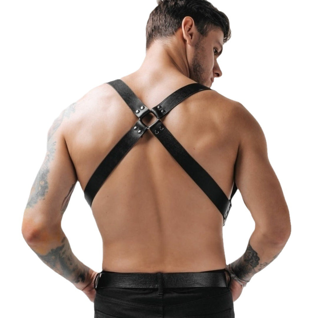 Adjustable Suspender Leather Harness