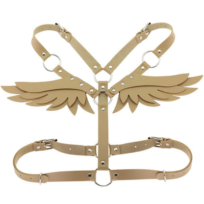 Angel Wings Leather Harness