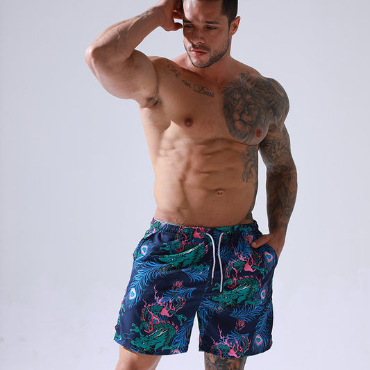 Peacock Swim Shorts