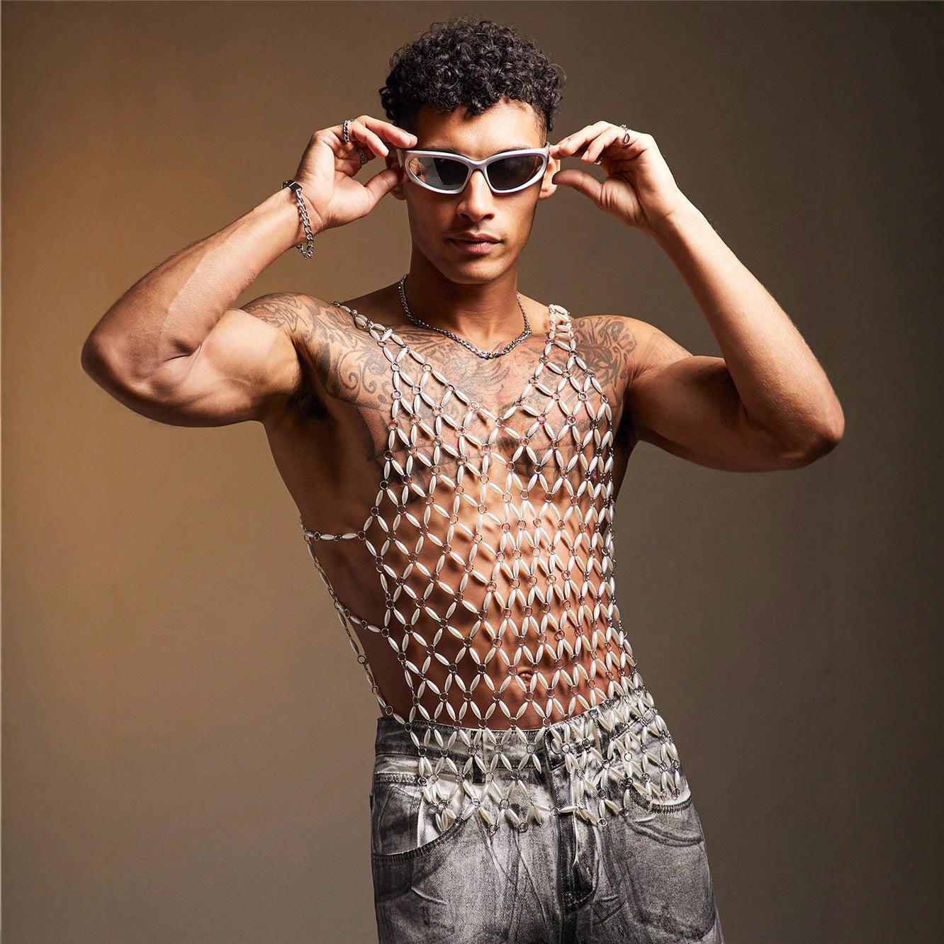 Pearl Scale Chain Tank