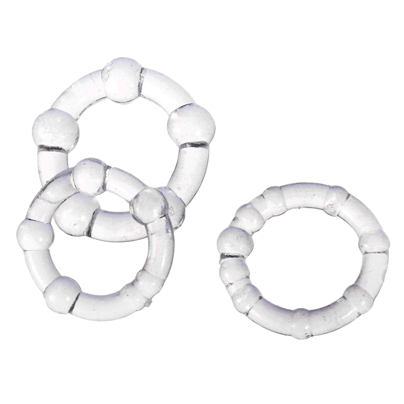 Silicone Cock Rings (3 Pack)