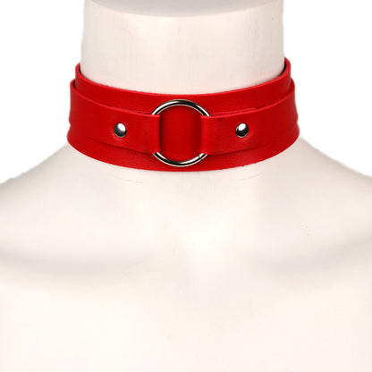 Leather O-Ring Collar / Choker
