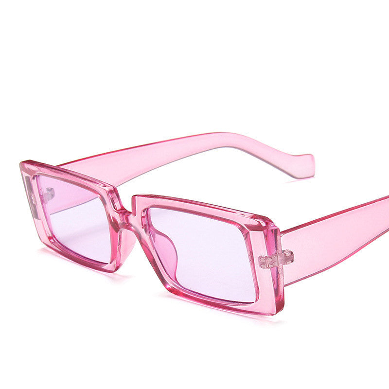 Retro Rectangle Frame Sunglasses