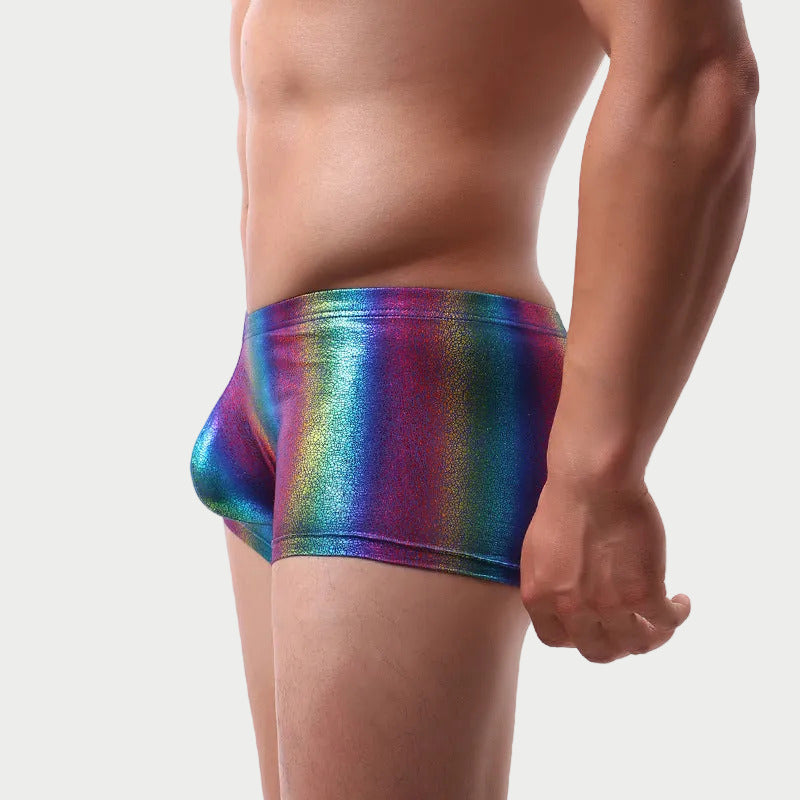 Holographic Rainbow Boxer Briefs