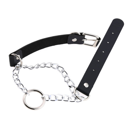 Chained Leather Collar / Choker