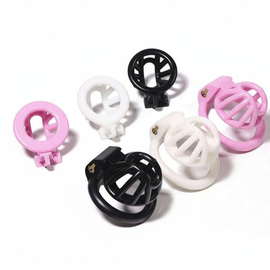 Bar Vent Chastity Cage With 4 Ring Sizes