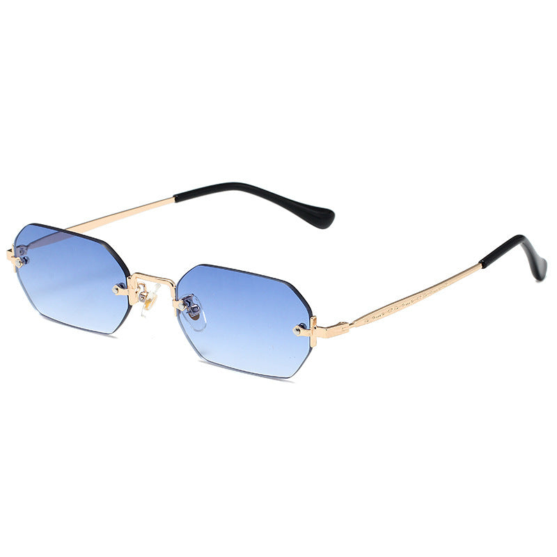 Retro Rimless Sunglasses